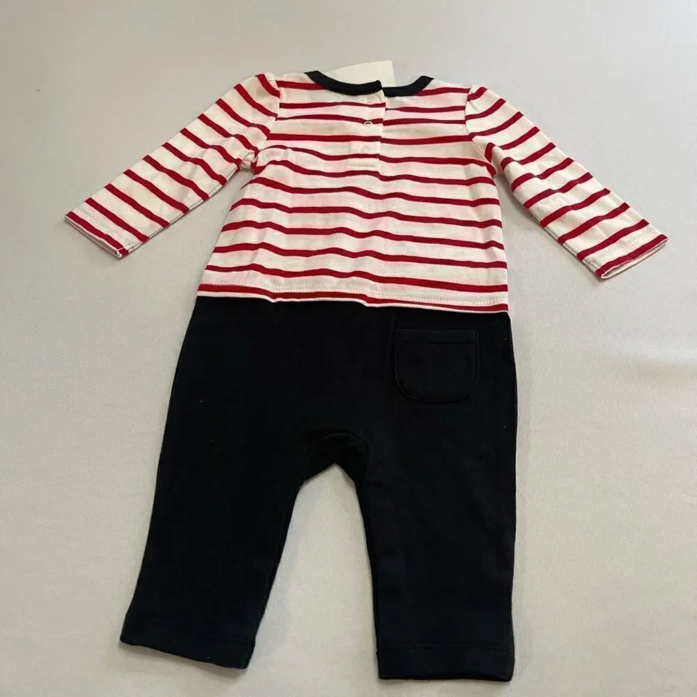 NWT Gymboree 3-6 Months Valentine Heart One Piece Outfit New